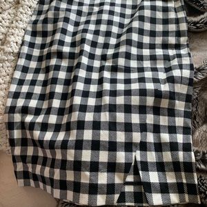 Banana Republic Gingham Pencil Skirt